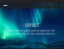 Tablet Screenshot of impact-accelerator.com